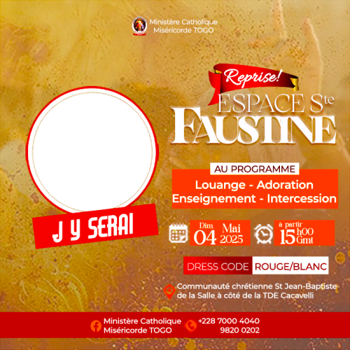 Reprise espace sainte Faustine