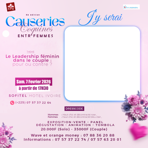 CAUSERIE COQUINES ENTR'FEMME